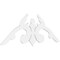Ekena Millwork Pitch Milton Architectural Grade PVC Gable Pediment, 72"W x 30"H x 1"P (10/12) GPP072X030X100MIL - alternate 1